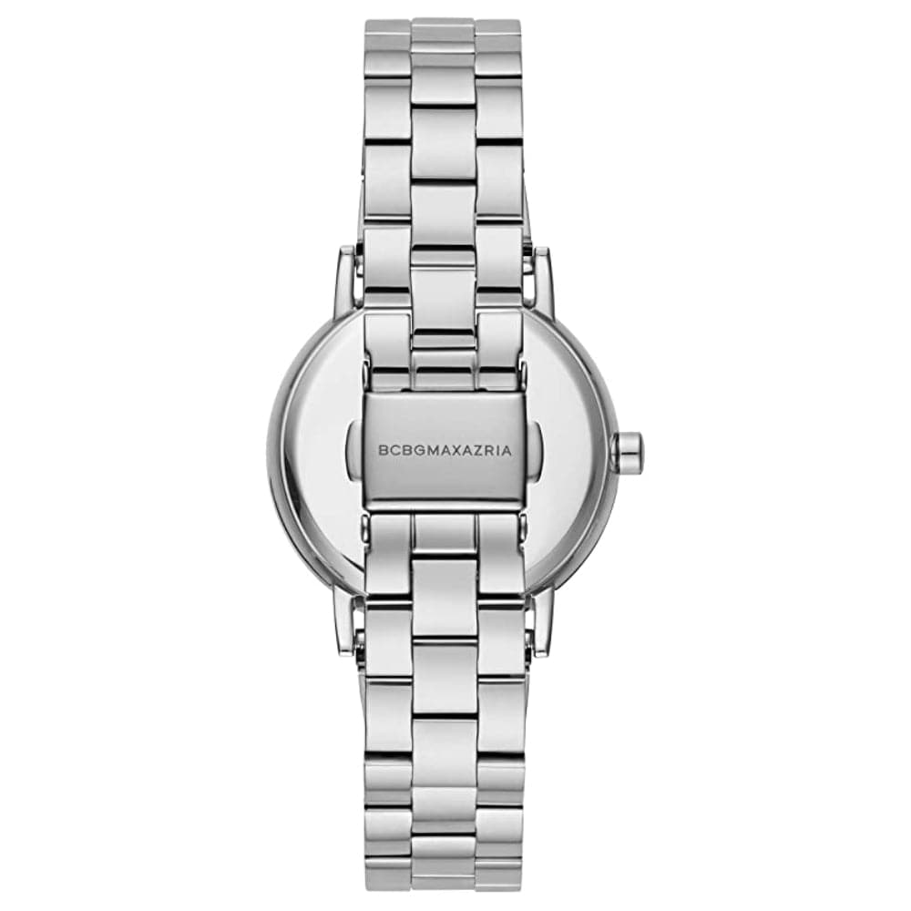 BCBGMAXAZRIA QUARTZ SILVER STAINLESS STEEL BG50822003 WOMEN'S WATCH - H2 Hub Watches