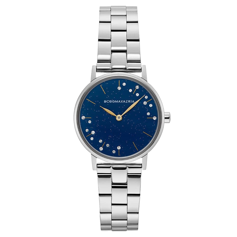 BCBGMAXAZRIA QUARTZ SILVER STAINLESS STEEL BG50822003 WOMEN'S WATCH - H2 Hub Watches