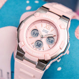 CASIO BABY-G BGA-110BL-4BDR-P DIGITAL QUARTZ PINK RESIN WOMEN'S WATCH