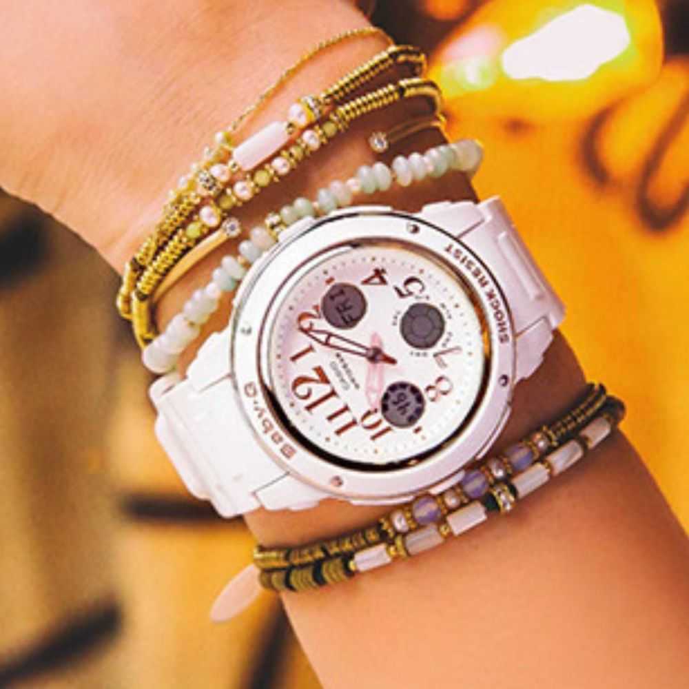 CASIO BABY-G BGA-150EF-4BDR DIGITAL QUARTZ PINK RESIN WOMEN'S WATCH - H2 Hub Watches