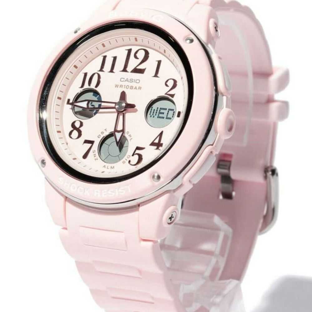 CASIO BABY-G BGA-150EF-4BDR DIGITAL QUARTZ PINK RESIN WOMEN'S WATCH - H2 Hub Watches