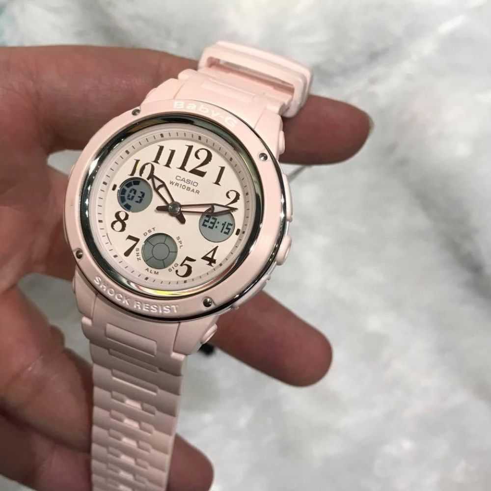 CASIO BABY-G BGA-150EF-4BDR DIGITAL QUARTZ PINK RESIN WOMEN'S WATCH - H2 Hub Watches
