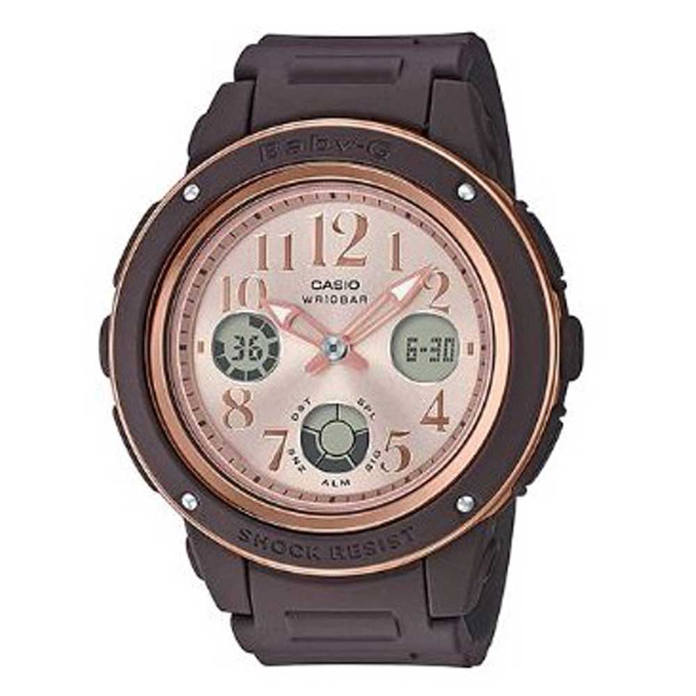 CASIO BABY-G BGA-150PG-5B1DR DIGITAL QUARTZ BROWN RESIN WOMEN'S WATCH - H2 Hub Watches