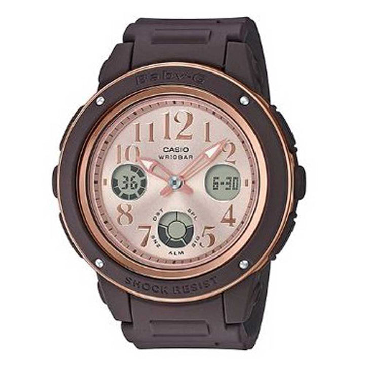 CASIO BABY-G BGA-150PG-5B1DR DIGITAL QUARTZ BROWN RESIN WOMEN'S WATCH - H2 Hub Watches