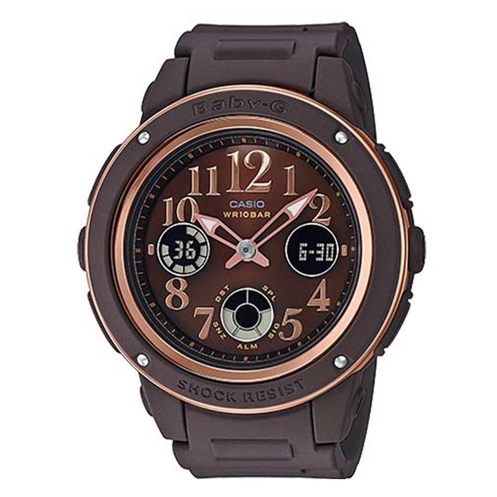 CASIO BABY-G BGA-150PG-5B2DR DIGITAL QUARTZ BROWN RESIN WOMEN'S WATCH - H2 Hub Watches
