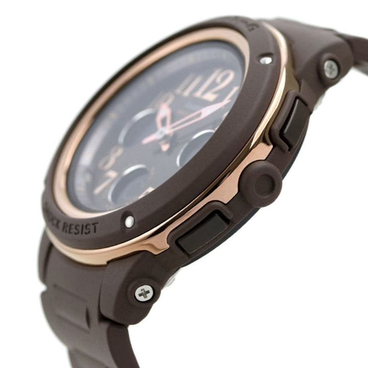 CASIO BABY-G BGA-150PG-5B2DR DIGITAL QUARTZ BROWN RESIN WOMEN'S WATCH - H2 Hub Watches