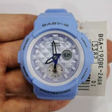 CASIO BABY-G BGA-190BE-2ADR DIGITAL QUARTZ BLUE RESIN WOMEN'S WATCH - H2 Hub Watches