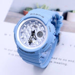 CASIO BABY-G BGA-190BE-2ADR DIGITAL QUARTZ BLUE RESIN WOMEN'S WATCH - H2 Hub Watches