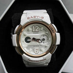 CASIO BABY-G BGA-210-7B3DR DIGITAL QUARTZ WHITE GOLD RESIN WOMEN'S WATCH - H2 Hub Watches