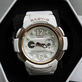 CASIO BABY-G BGA-210-7B3DR DIGITAL QUARTZ WHITE GOLD RESIN WOMEN'S WATCH - H2 Hub Watches