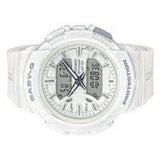 CASIO BABY-G BGA-240BC-7ADR WHITE RUBBER STRAP WOMEN'S WATCH
