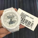 CASIO BABY-G BGA-240BC-7ADR WHITE RUBBER STRAP WOMEN'S WATCH