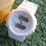CASIO BABY-G BGA-240BC-7ADR WHITE RUBBER STRAP WOMEN'S WATCH