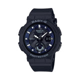 CASIO BABY-G BGA-250-1AER RESIN BLACK SILICON WOMEN'S WATCH