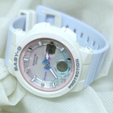 Casio Baby-G Digital-Analogue Quartz Neon Blue Resin Strap Women Watch BGA-250-7A3DR-P