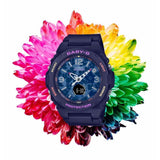 CASIO BABY-G BGA-260FL-2ADR BLUE ANALOG DIGITAL RESIN STRAP WOMEN'S WATCH