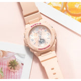 CASIO BABY-G BGA-260FL-4ADR PINK ANALOG DIGITAL PINK RESIN STRAP WOMEN'S WATCH