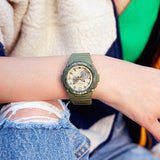 CASIO BABY-G BGA-275M-3ADR GREEN STRAP LADIES WATCH