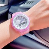 CASIO BABY-G BGA-280-6ADR PINK RESIN STRAP WOMEN'S WATCH