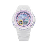 Casio Baby-G Digital-Analogue White Resin Strap Women Watch BGA-280PM-7ADR
