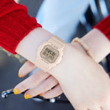 Casio Baby-G Digital Beige Resin Strap Women Watch BGD-565-4DR