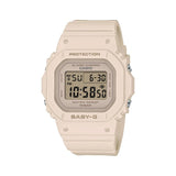 Casio Baby-G Digital Beige Resin Strap Women Watch BGD-565-4DR