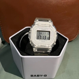 Casio Baby-G Digital White Resin Strap Women Watch BGD-565S-7DR