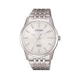CITIZEN BI5000-87A WHITE DIAL STAINLESS STEEL BRACELET STRAP MEN'S WATCH