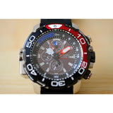 CITIZEN ECO-DRIVE BJ2167-03E BLACK RUBBER MEN WATCH