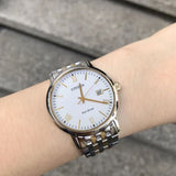 Citizen Eco-Drive Silver Dial Two-Tone Stainless Steel Strap Men Watch BM6774-51A