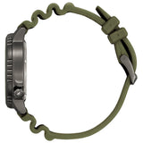 CITIZEN ECO-DRIVE BN0157-11X GREEN POLYMER STRAP MEN WATCH