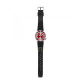 CITIZEN BN0159-15X RED DIAL POLYURETHANE BLACK STRAP MEN'S WATCH