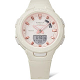 Casio Baby-G White Resin Strap Unisex Watch BSA-B100CS-7ADR