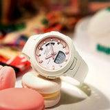 Casio Baby-G White Resin Strap Unisex Watch BSA-B100CS-7ADR
