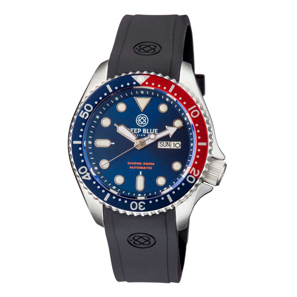 DEEP BLUE NATO DIVER #NATODIVERSSPEPSI DIVER'S WATCH - H2 Hub Watches