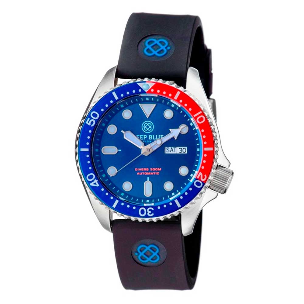 DEEP BLUE NATO DIVER #NATODIVERSSPEPSI DIVER'S WATCH - H2 Hub Watches