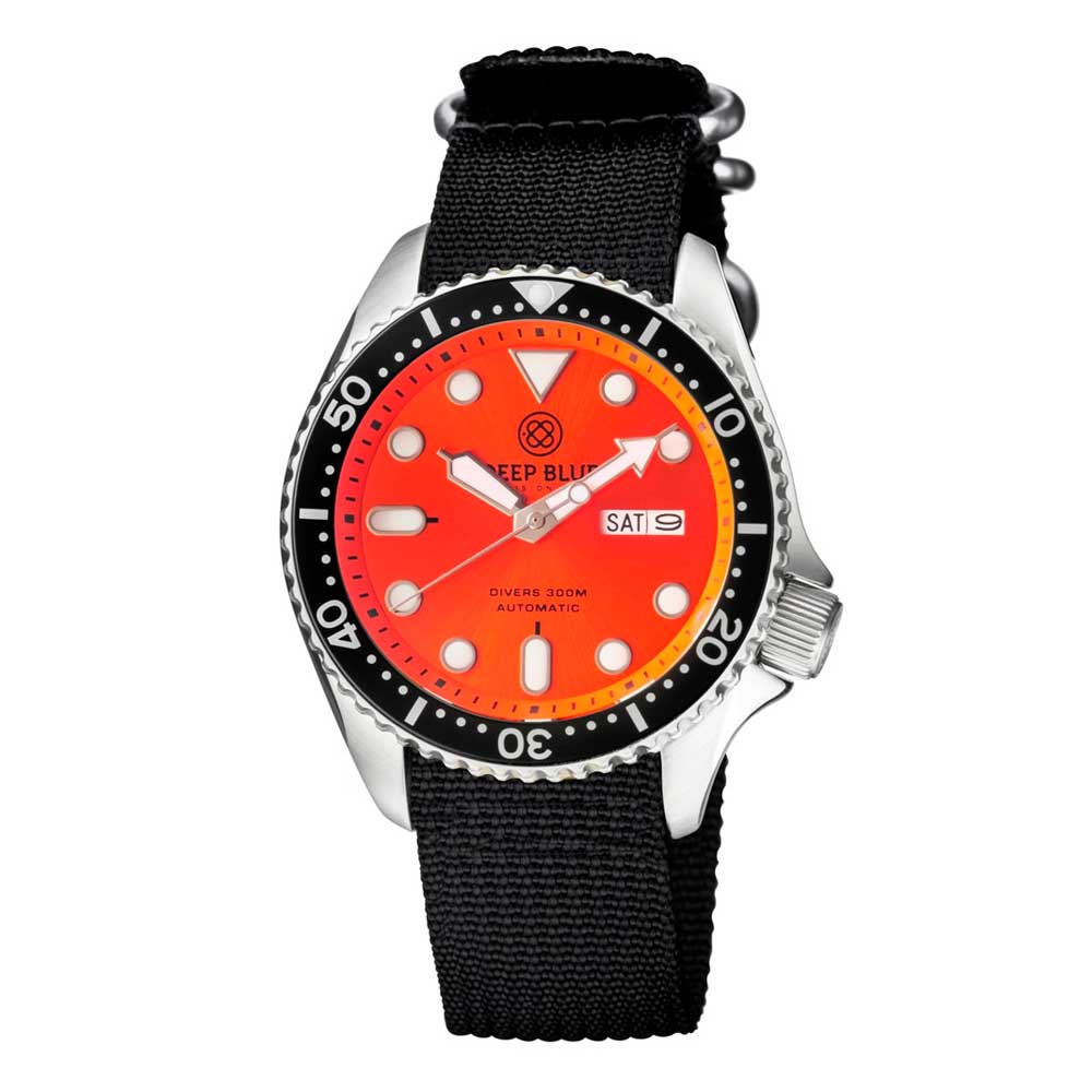 DEEP BLUE NATO DIVER #NATODIVERSSORG DIVER'S WATCH - H2 Hub Watches