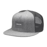 NIXON C2167070 HEATHER GRAY TEAM TRUCKER HAT