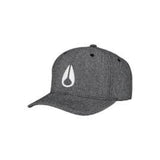 NIXON C2270486-24 DARK GREY DEEP DOWN ATHLETIC TEXTURED HAT