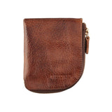 NIXON C2410400 BROWN BAYSIDE CURVED ZIP WALLET