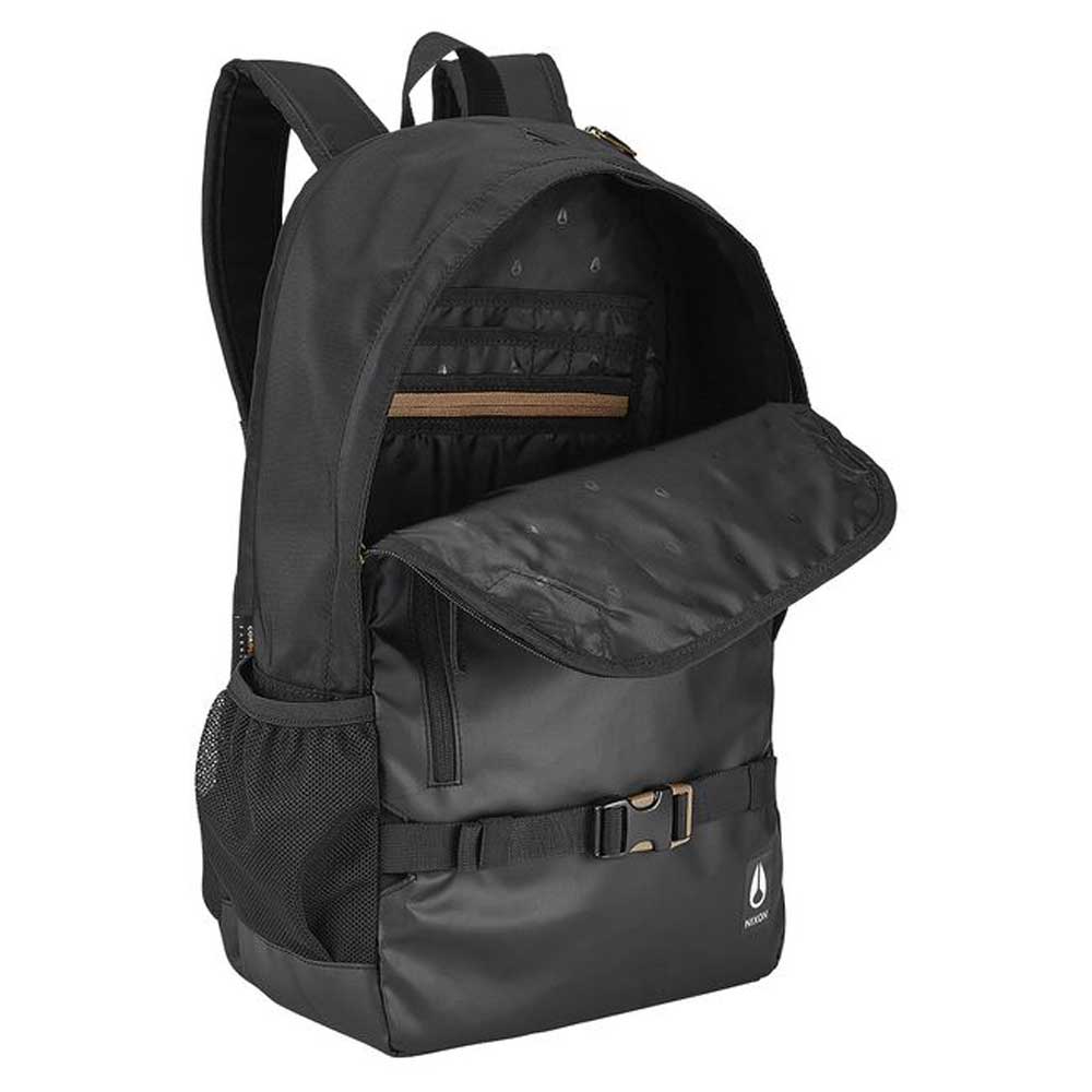 NIXON SMITH III ALL BLACK NYLON C28151148 SKATEBOARD BACKPACK - H2 Hub Watches