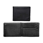 NIXON C763001 ALL BLACK PASS BI-FOLD ID WALLET - H2 Hub Watches