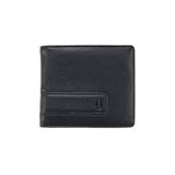 NIXON C943001 ALL BLACK SHOWDOWN BI-FOLD ZIP POCKET WALLET