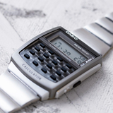 Casio General Digital With Silver Stainless Steel Strap Men Watch CA-506-1DF-P