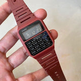 CASIO GENERAL CA-53WF-4BDF RED RESIN STRAP UNISEX WATCH