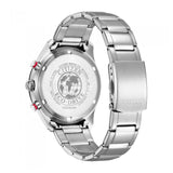 CITIZEN CA4484-88E ECO-DRIVE CHRONOGRAPH BLACK DIAL STAINLESS STEEL STRAP MEN'S WATCH