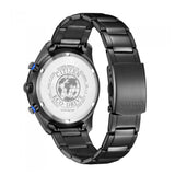 CITIZEN CA4485-85E ECO-DRIVE CHRONOGRAPH BLACK DIAL STAINLESS STEEL STRAP MEN'S WATCH