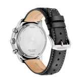 Citizen Eco-Drive White Dial With Black Leather Strap Men Watch CA4500-32A