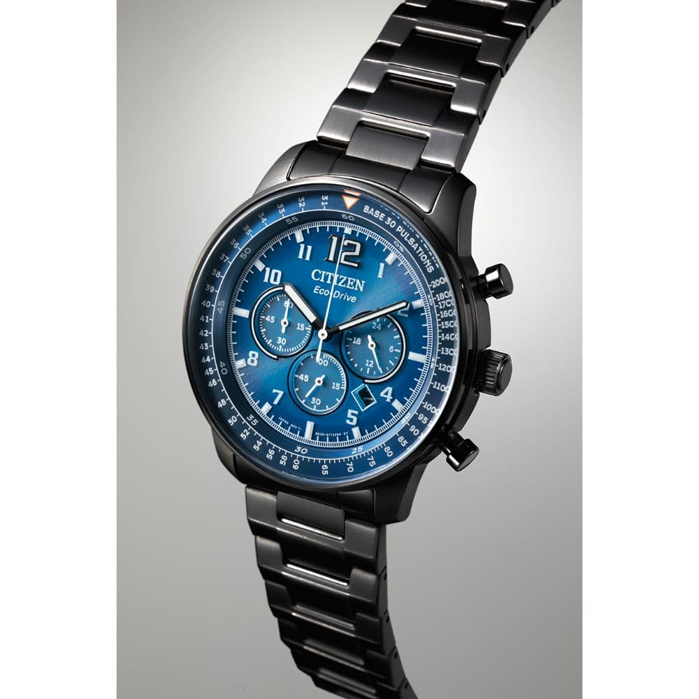 CITIZEN CA4505 80L ECO DRIVE BLACK STAINLESS STEEL MEN S WATCH