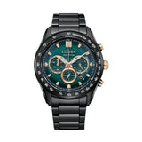 Citizen Eco-Drive Black Stainless Steel Men Watch CA4536-86X